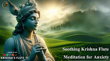 Krishna Flute Meditation for Anxiety || Indian बाँसुरी Music for Meditation and Yoga | 24/90