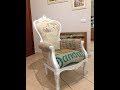 restore old armchair - restauro vecchia poltrona