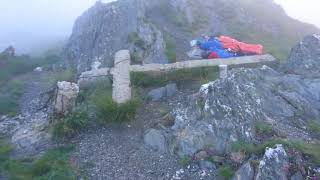 Peňa Trevinca 2127m. Vivac en cumbre. Startlight