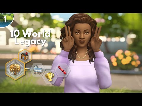 The Start of a Legacy | EP 01 | The Sims 4: 10 World Legacy