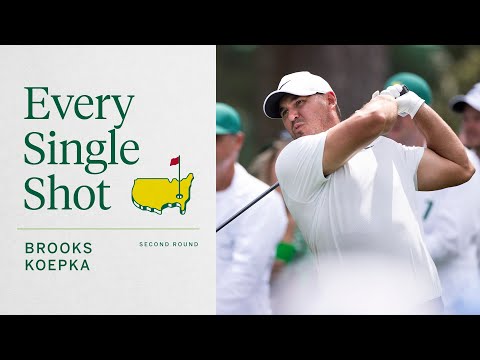 Brooks Koepka's Second Round | Every Single Shot | The Masters