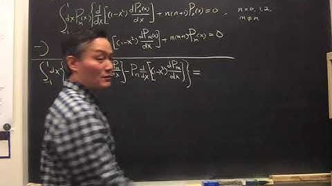 Arfken 7th Edition Section 15.2 Orthogonality