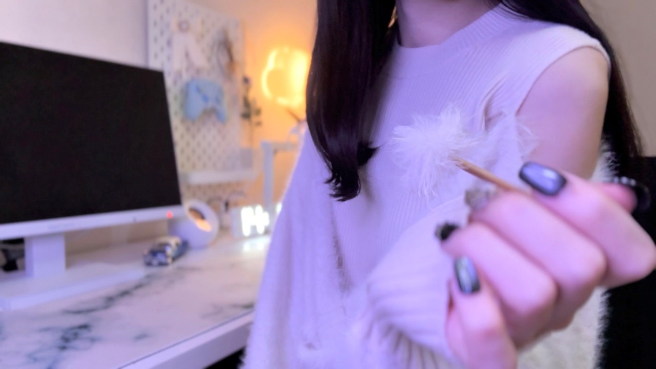 【ASMR/囁き多め】大晦日1人でいたら、親戚のお姉さんが耳かき＆耳ふ～しに来てくれた【ロールプレイ】