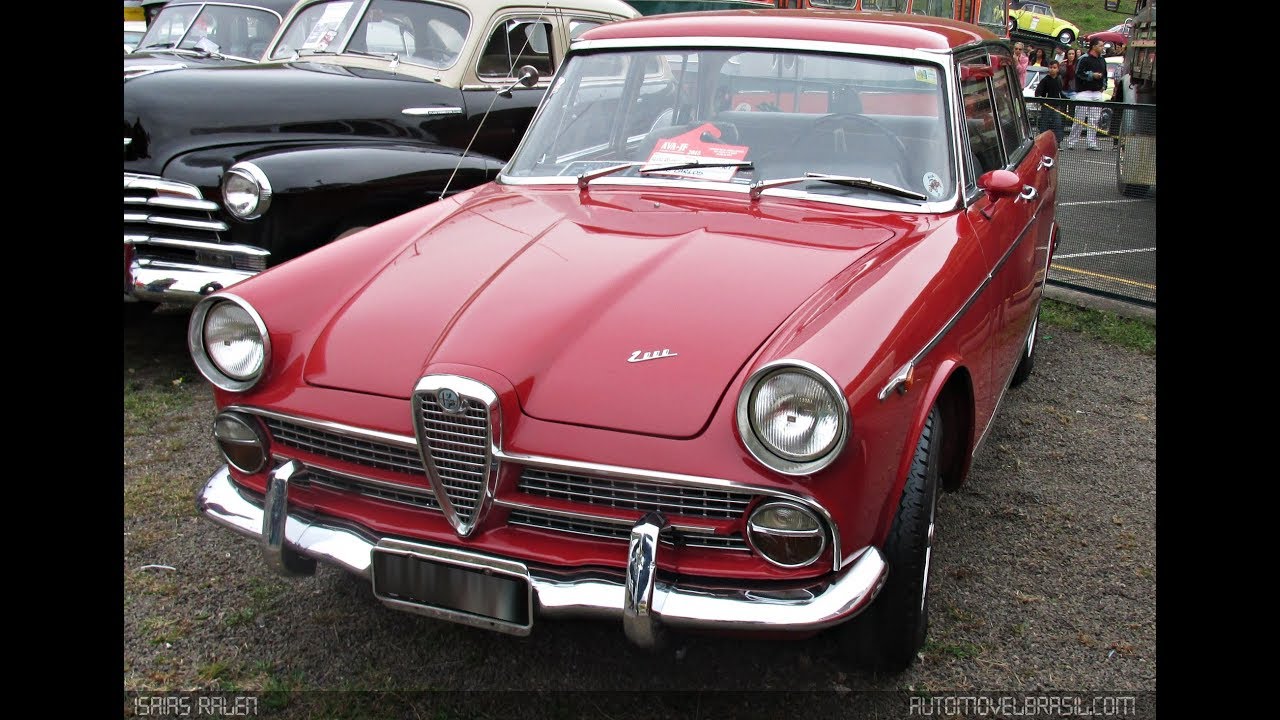 Alfa Romeo 1967 Motor Fnm 2000 Jk Carro Antigo Indo Para