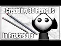 Creating 3D Pencils in Procreate