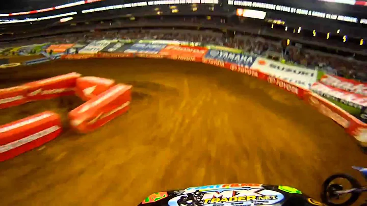 GoPro HD:  AJ Catanzaro Race - Arlington Monster Energy Supercross 2011