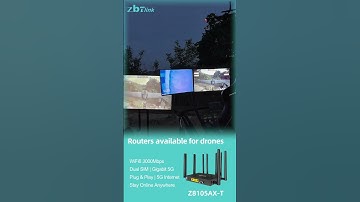 Dual-SIM WiFi6 Router for Drones? Z8105-T Keeps UAVs Connected!