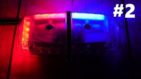 Tiếng Còi Xe Cảnh Sát 113, CSCĐ, Công An Giao Thông #2 - Đèn Ưu Tiên Cảnh Sát 24 LED | HOACON