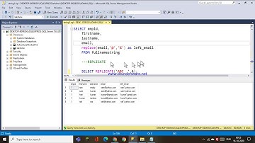 66.REPLACE,REPLICATE,REVERSE,SPACE FUNCTIONS IN SQL  - TELUGU