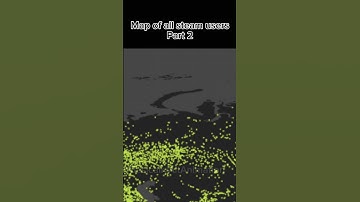 (Map of all steam users part 2) #shorts #map #viral #trending