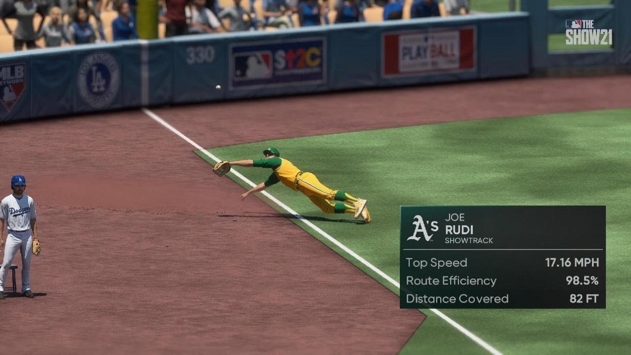 Joe Rudi diving catch against the Dodgers - YouTube