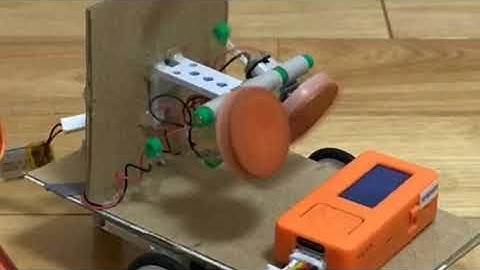 【M5StickC】ジャイロ効果で方向をコントロールするテスト