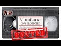 Fake VideoLock™ VHS copy protection BUSTED!