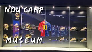 FC BARCELONA Museum Full walkingtour/4k Viste inside CAMP NOU#messi #fcbarcelona