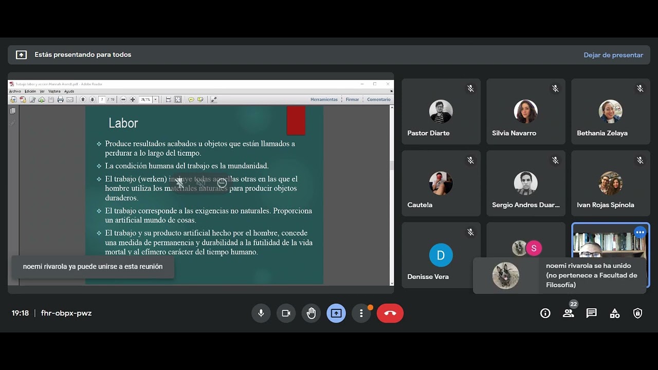 Trabajo, labor y acción en la filosofía de Hannah Arendt 17-05-2022 ...