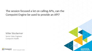 Can Corepoint Integration Engine be used to provide an API?