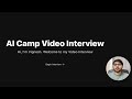 Ai camp interview   vignesh prakash