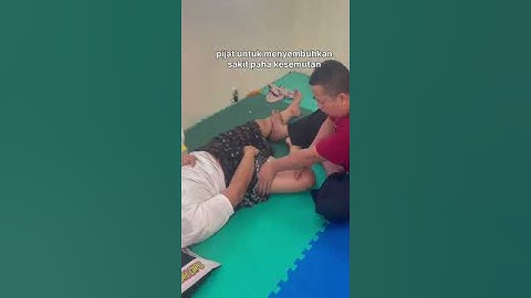 pijat untuk menyembuhkan sakit paha kesemutan #pijat #massage #video #shorts