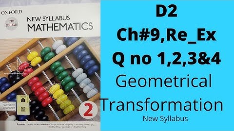 Oxford Mathematics 2, D2, NSM, Chapter no 9,Review Ex, Q no 1 to 4, IGCSE, O levels,8th grade maths