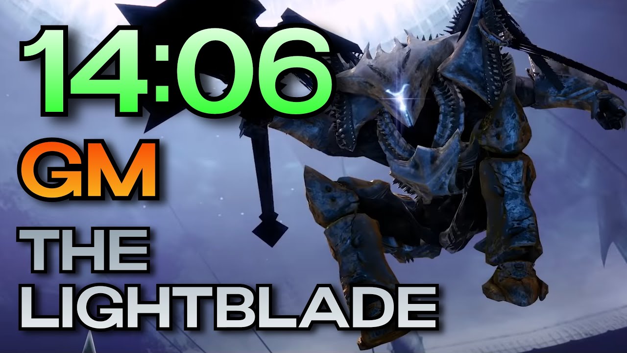 Grandmaster Lightblade In Less Than 15 Minutes! (14:06, Wr)