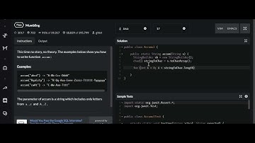 Mumbling - Codewars - 7 Kyu (JAVA)