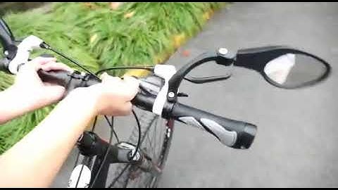 Rearview Mirror Handlebar Bike Mirror Wide Range Back Sight Reflector Angle 360°Rotation 6953981