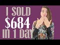 OMG! $684 in one day on POSHMARK selling Goodwill Outlet clothes