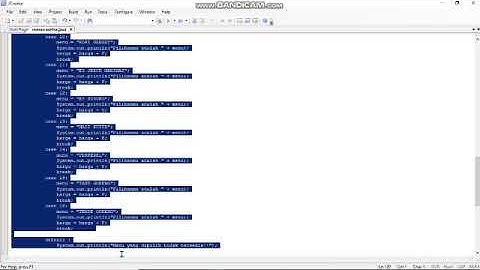 Cara Mudah Membuat Program Kasir Java