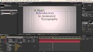 Celebrity Simple Kinetic Type Tutorial After Effects CS6 Profile