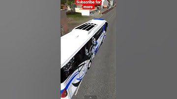 #shorts | Laksana Legacy SR2 Bus Mod for Bussid | City mai Entry |  Android game | 3d game | bus mod