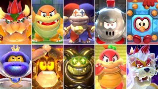 Super Mario 3D World  All Bosses (No Damage)