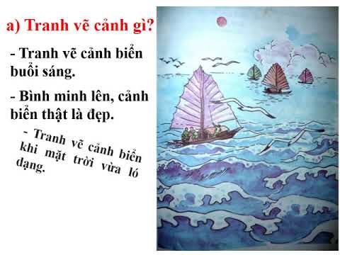 TLV lớp 2. Tuần 26_Đáp lời đồng ý tả ngắn về biển