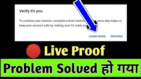 Verify its you problem solved🥰| To continue your session complete a brief verification