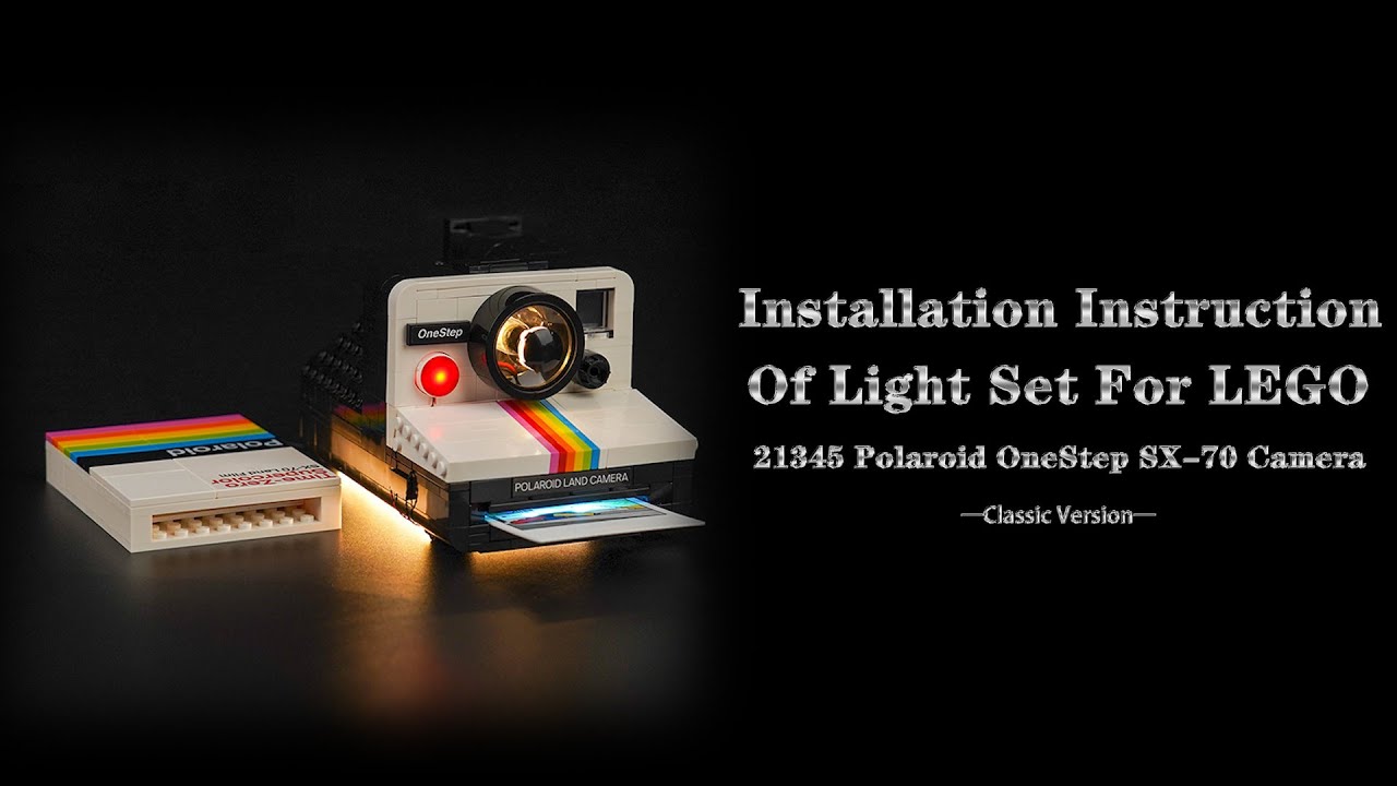 Lightailing Light Kit For LEGO® Polaroid OneStep SX-70 Camera 21345