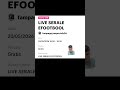 LIVE NOTTURNA EFOOTBOOL START ORE 18:00 SU TIK TOK ID DI TIK TOK FAMPAGE_EASPORTSFC26