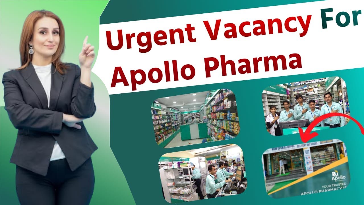 Apollo Pharma🏥Urgent Vacancy💯 Jobs Today YouTube