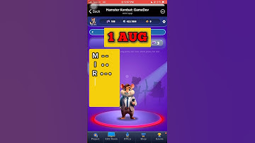 Hamster kombat daily cipher code today 1 aug I hamster kombat aug 01 #ciphercodes #hamsterkombat