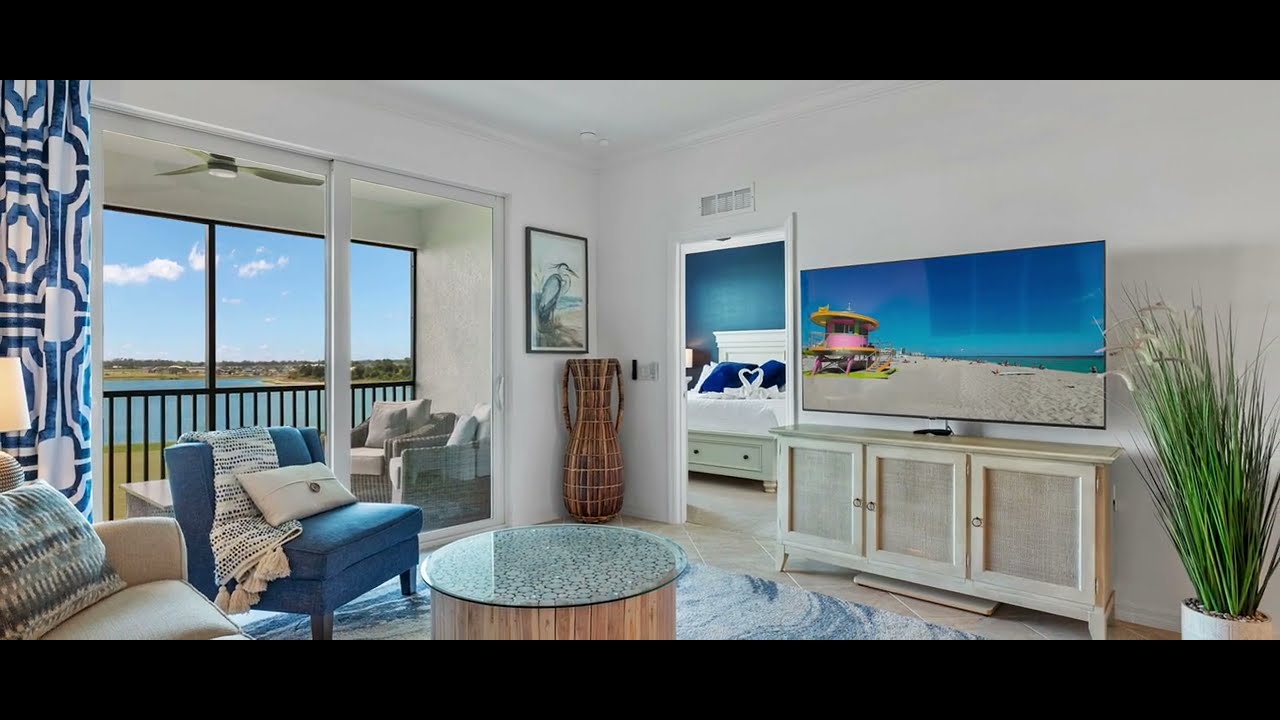 INCREDIBLE FOURTH FLOOR CONDO in Babcock National Gated Golf Resort w/stunning lake and sunset views