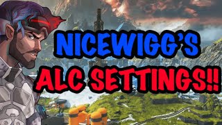 NICEWIGG’S ALC SETTINGS TURNED ME INTO A LASER!! (Apex Legends Season 9)