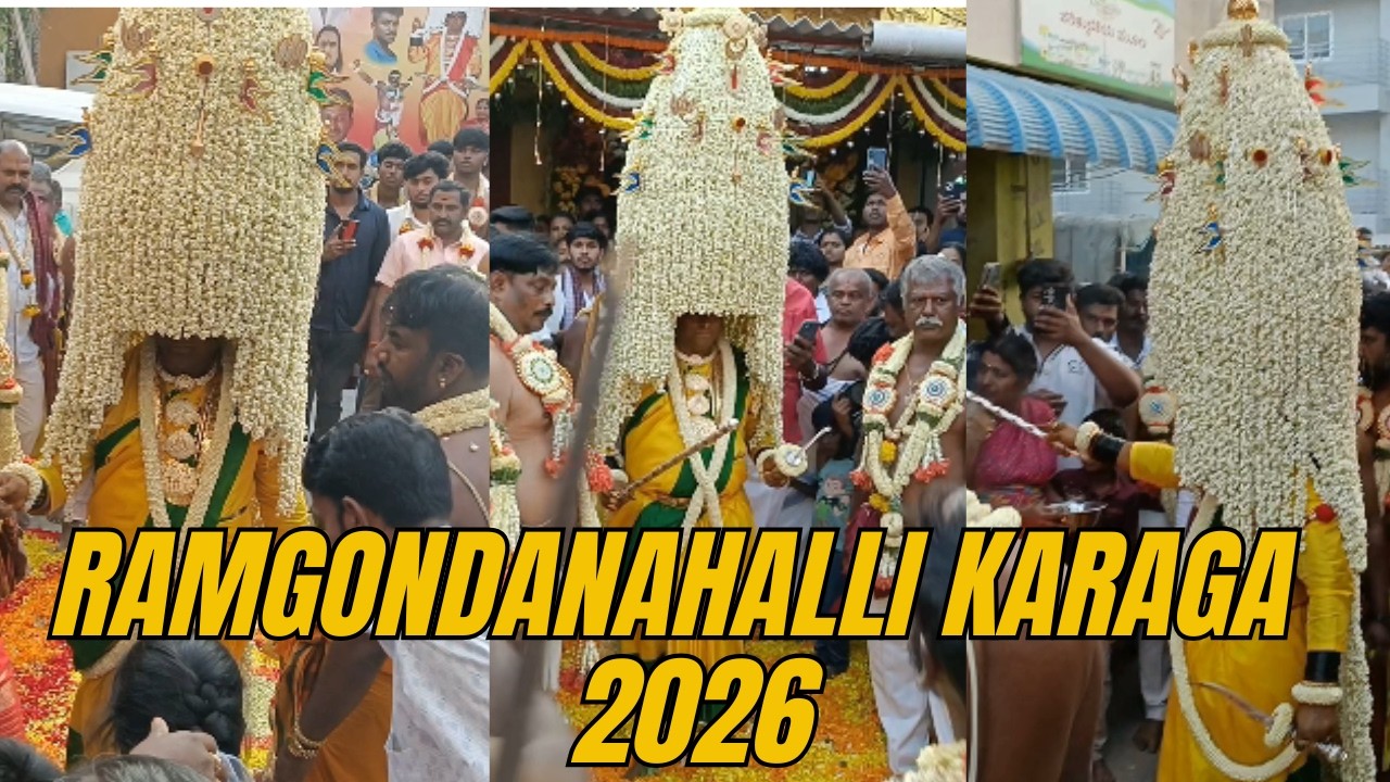 Ramagondanahalli 50th Sri Draupadamma Dharmaraya Swamy Hoovina Karaga 2026