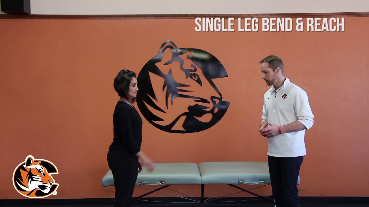 Single Leg Bend and Reach