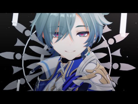 【原神MMD/Genshin Impact】 ヒアソビ　【ローエン】