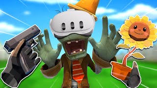 PLANTS VS ZOMBIES in VR Got SUPER INTENSE…
