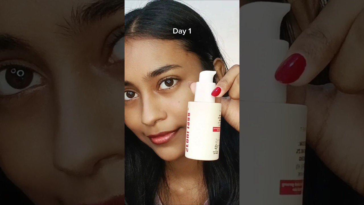 7 days with K-Secret  Retinal Serum ❤️(Retinal Liposome 2% + Black Ginseng) kbeauty #koreanskincare