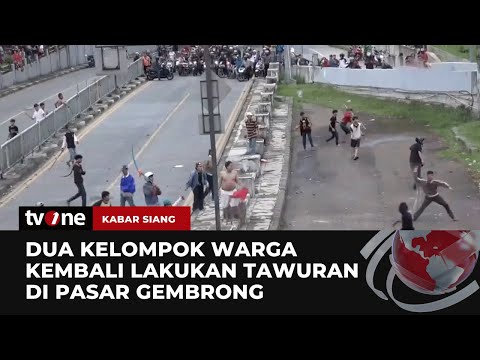 Tawuran Antar Warga di Pasar Gembrong Kembali Pecah! | Kabar Siang tvOne