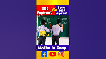 JEE Aspirant vs Class 12 Board Student| Differentiation| Logarithmic Differentiation #shorts #fun