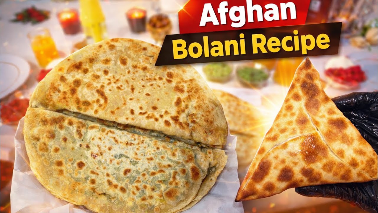 The BEST Crispy Afghan Bolani for Iftar 🌙| Easy Ramadan Recipe