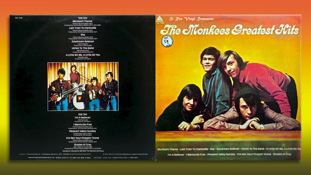 The Monkees - Monkee's Theme HiRes Remaster - YouTube