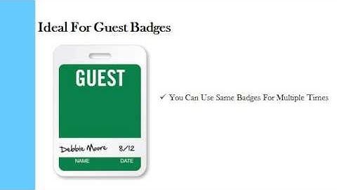 Importance Of Reusable Name Badges