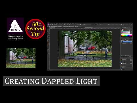60 Second Tip: Creating Dappled Light